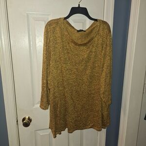 Women's Gold Sweater By Travel Elements